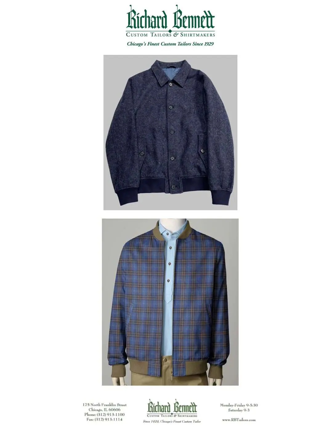 Casual Coats Designs in Chicago, IL