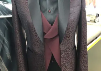 Richard Bennett Custom Tailors crafting a personalized women's suit in Chicago